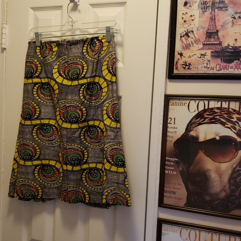 Multi pattern skirt - Picture 3 of 3